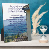 Serenity Prayer Fotoplatte (Seite)