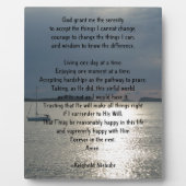 Serenity Prayer Fotoplatte (Vorderseite)