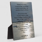 Serenity Prayer Fotoplatte (Seite)