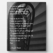 Serenity Prayer Fotoplatte (Vorderseite)