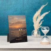 Serenity Prayer Fotoplatte (Seite)