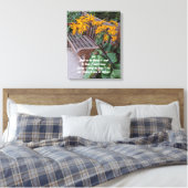 Serenity Prayer Garten Banca del Gottardo Leinwanddruck (Insitu (Schlafzimmer))