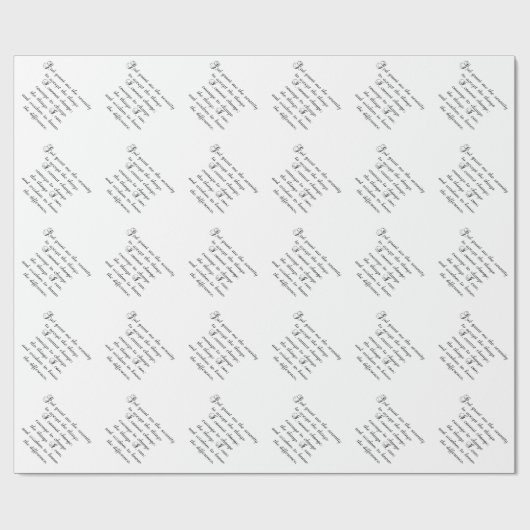 Serenity Prayer Geschenkpapier (Flach)