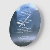 Serenity Prayer Große Wanduhr (Winkel)