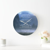 Serenity Prayer Große Wanduhr (Zuhause)