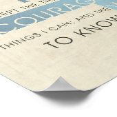 Serenity Prayer II Poster (Ecke)