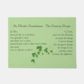 Serenity Prayer Irish English Fußmatte (Vorderseite)