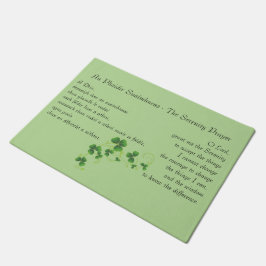 Serenity Prayer Irish English Fußmatte