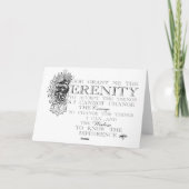 Serenity Prayer Karte (Rückseite)