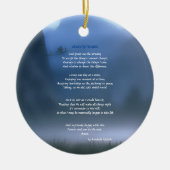 Serenity Prayer Keramik Ornament (Vorne)