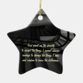 Serenity Prayer Keramikornament (Vorne)
