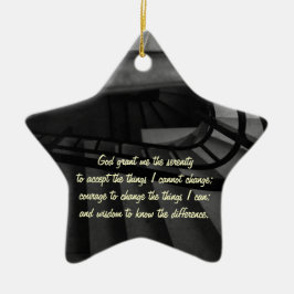 Serenity Prayer Keramikornament