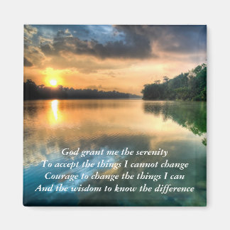 Serenity Prayer Landschaftlich Magnet