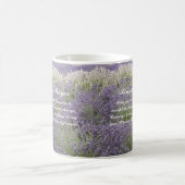 Serenity Prayer Lavender Garden Floral Kaffeetasse (Mittel)