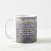 Serenity Prayer Lavender Garden Floral Kaffeetasse (Links)