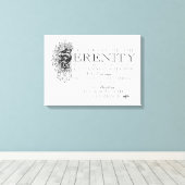 Serenity Prayer Leinwanddruck (Insitu (Holzboden))