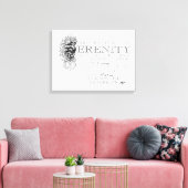 Serenity Prayer Leinwanddruck (Insitu (Wohnzimmer))