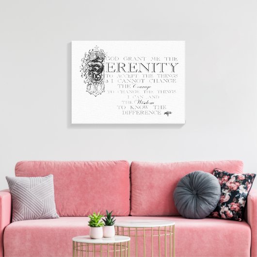 Serenity Prayer Leinwanddruck (Insitu (Wohnzimmer))