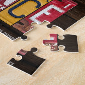 Serenity Prayer Lizenzschild Art Design Turnpike Puzzle (Seite)