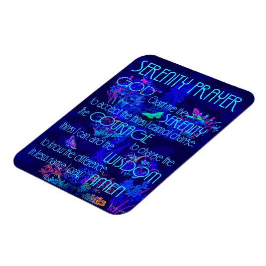 Serenity Prayer Magnet (Linke Seite)