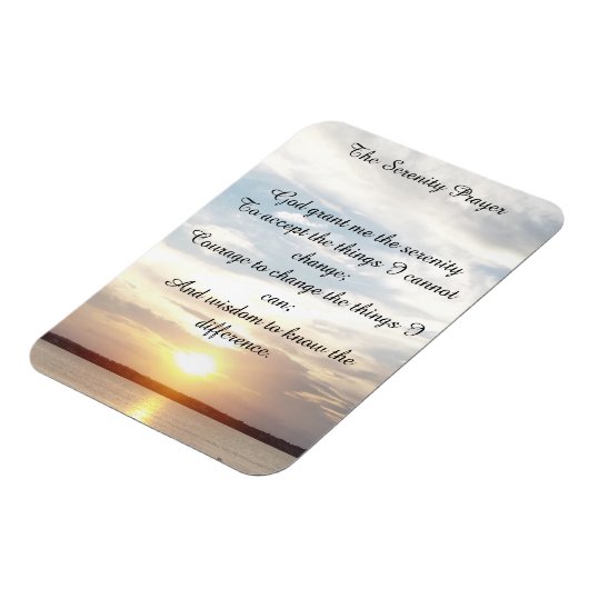 Serenity Prayer Magnet (Linke Seite)