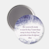 Serenity Prayer Magnet (Vorderseite/Rückseite)