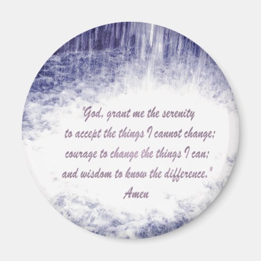 Serenity Prayer Magnet (Vorne)