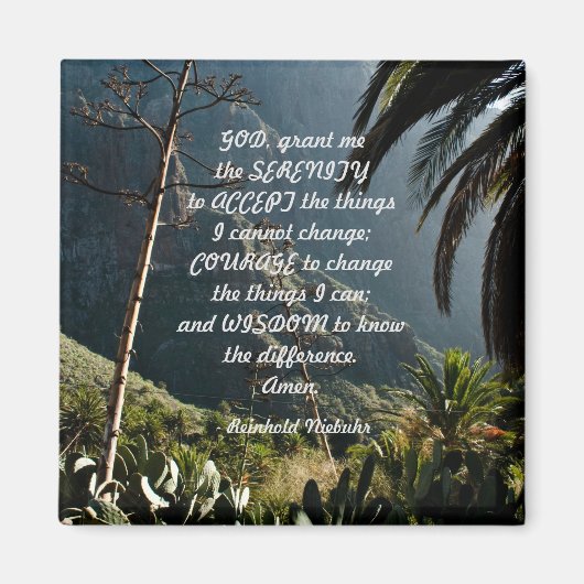 Serenity Prayer Magnet (Vorne)