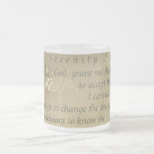 Serenity Prayer Mattglastasse (Mittel)