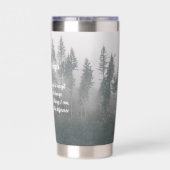 Serenity Prayer Misty Forest Thermobecher (Rückseite)