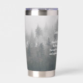 Serenity Prayer Misty Forest Thermobecher (Vorderseite)