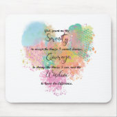 Serenity Prayer Mousepad (Vorne)