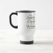 Serenity Prayer Mug Reisebecher (Links)
