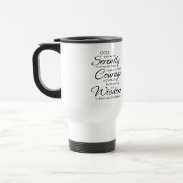Serenity Prayer Mug Reisebecher