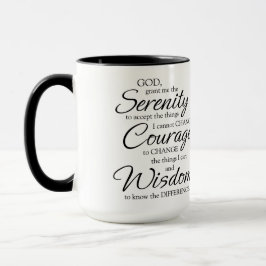 Serenity Prayer Mug Tasse