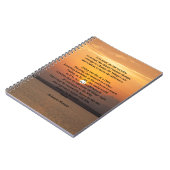 Serenity Prayer Notizblock (Linke Seite)