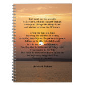 Serenity Prayer Notizblock (Vorderseite)