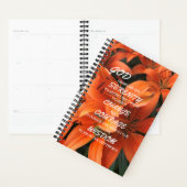 Serenity Prayer Orange Lily Blume Foto Planer (Anzeige)