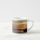 Serenity Prayer Orange Seascape Sunset Espressotasse (Rechts)