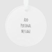 Serenity Prayer Ornament (Rückseite)