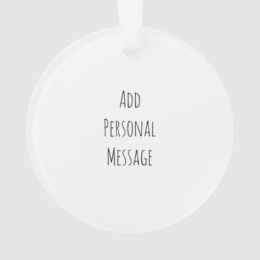 Serenity Prayer Ornament (Rückseite)