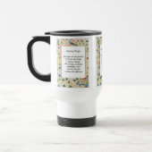 Serenity Prayer Peacock Motivierend Travel Mug Reisebecher (Links)