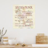 Serenity Prayer Poster (Küche)