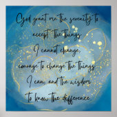 Serenity Prayer Poster (Vorne)