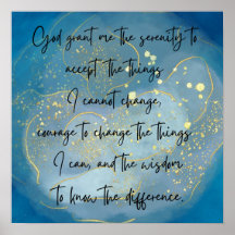 Serenity Prayer Poster