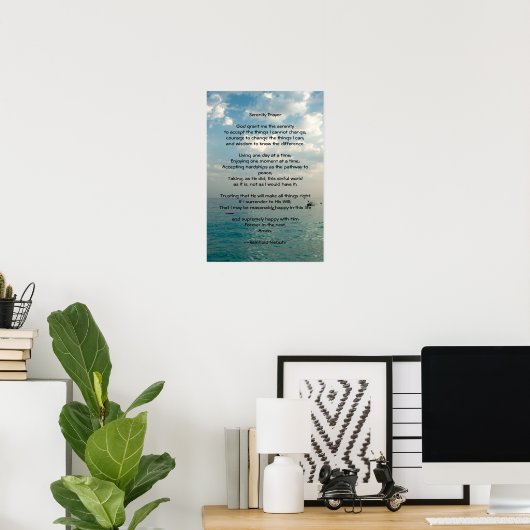 Serenity Prayer Poster (Heimbüro)