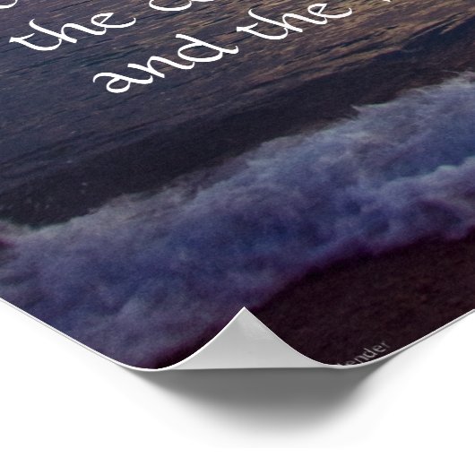 Serenity Prayer Poster (Ecke)