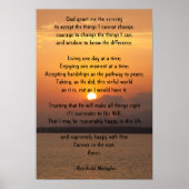 Serenity Prayer Poster (Vorne)