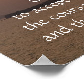 Serenity Prayer Poster (Ecke)