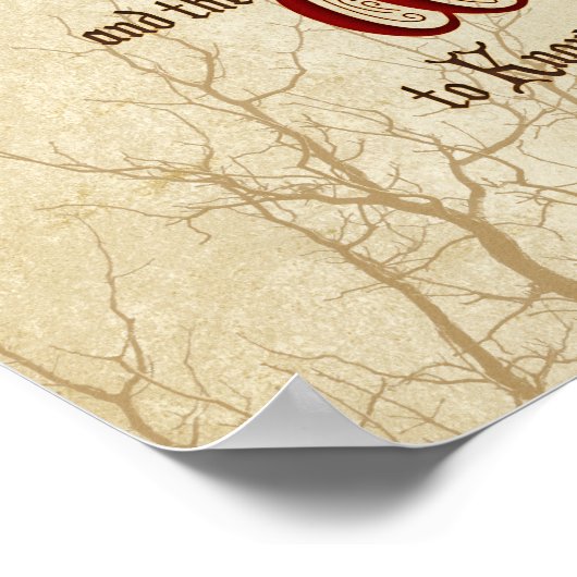 Serenity Prayer Poster (Ecke)